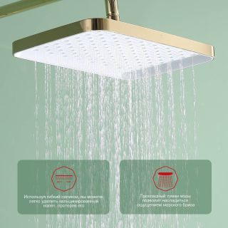 Душевая стойка Raglo R50.24.23 золото